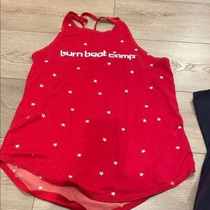 Burn Boot Camp Red Star Tank Top